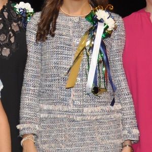 Multicolor Tweed J Crew Jacket